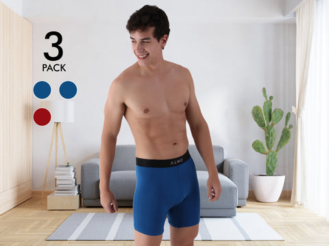 Second Skin MicroModal solid Boxer Brief (Pack of 3)